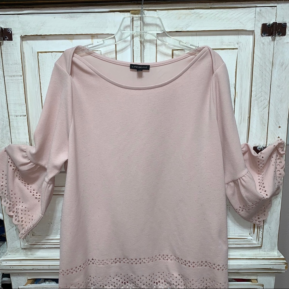 Lane Bryant Blush Polyester Blouse